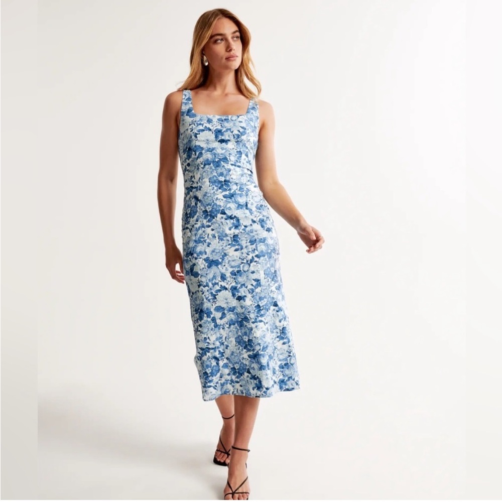 Abercrombie and Fitch Stretch Fit Midi Dress